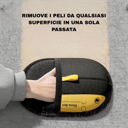 RhinoBen™ – Guanto rimuovi peli